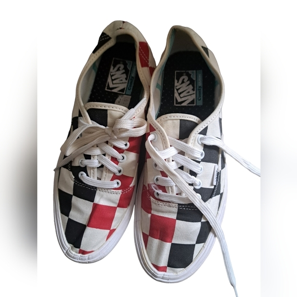 VANS Off the Wall Comfy Cush check sneakers low shoes preppy artsy mens 9 - Picture 6 of 16